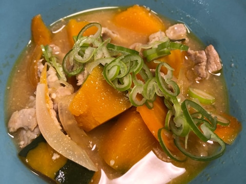 ほんのり甘い♡かぼちゃ入り豚汁